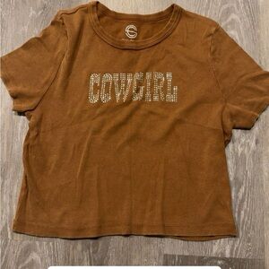 Brown Cowgirl T-Shirt